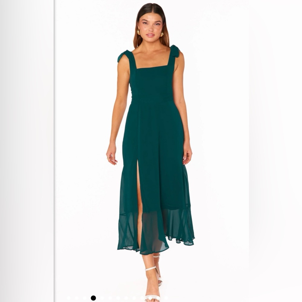 Dark Green Bridemaid Dress (Dry Cleaned & Ready to Wear)
